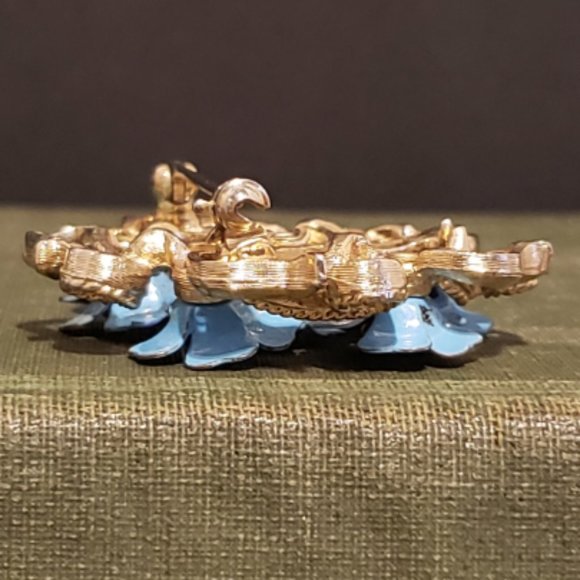 Forget-me-Not Avon Brooch Blue Flowers Pin Love Blossoms Collection - Picture 4 of 4